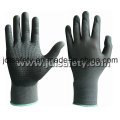 Nylon Work Glove with Superfine Foam Nitrile Dipping (N1567)